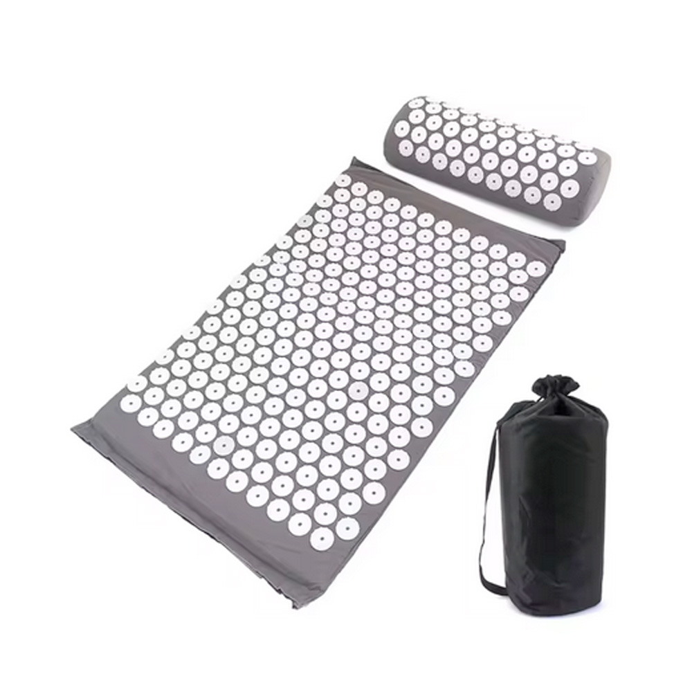 Kit accupression gris coussin, tapis et sac