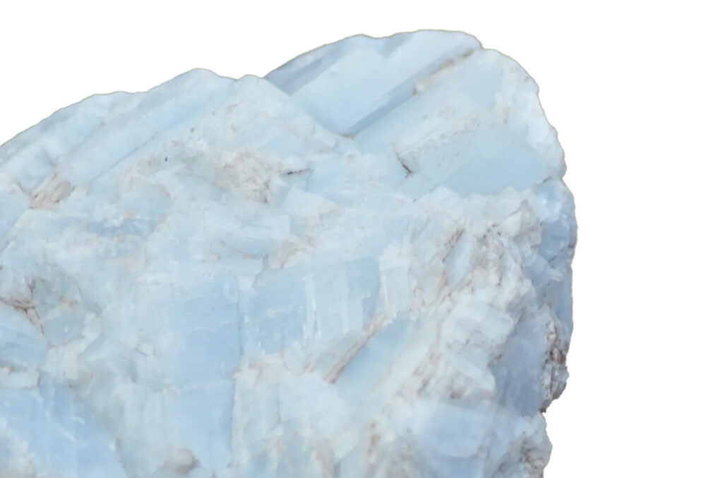 Pierre Brute CALCITE BLEU
