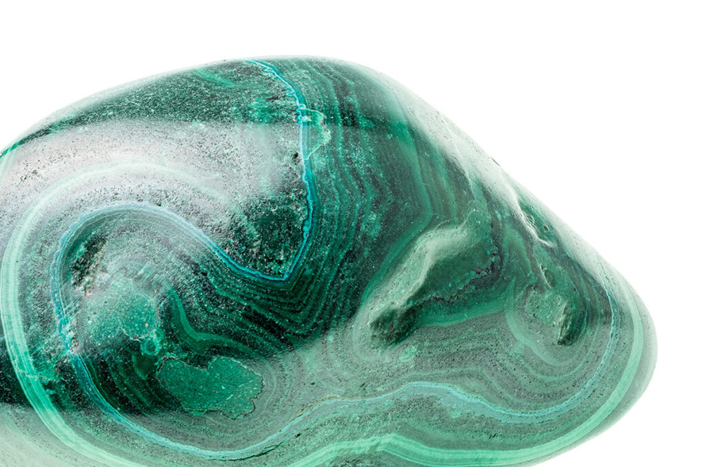 Pierre polie MALACHITE