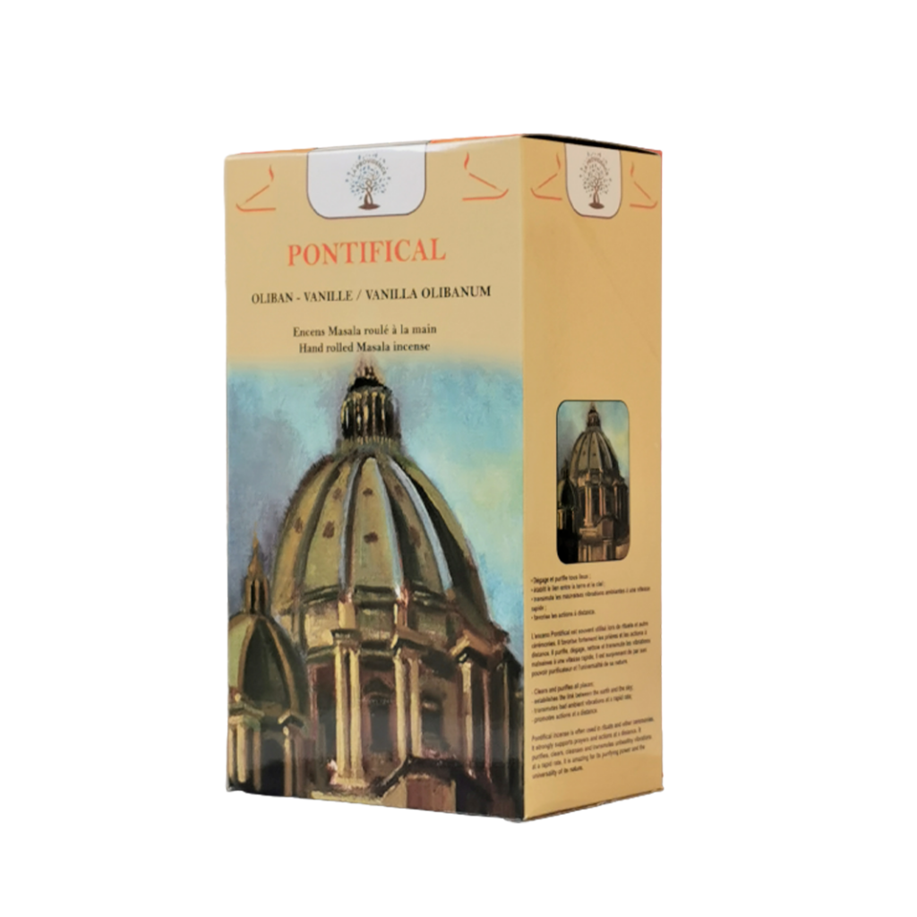 boite Encens 12 sticks baton massala Pontifical