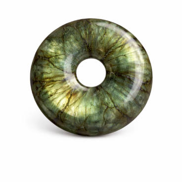pendentif donut labradorite protection énergétique pendentif labradorite donut pierre naturelle intuition bijou labradorite protection lithothérapie donut pendentif donut labradorite reflets bleus pierre naturelle