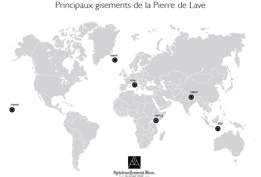map gisements Pierre de Lave