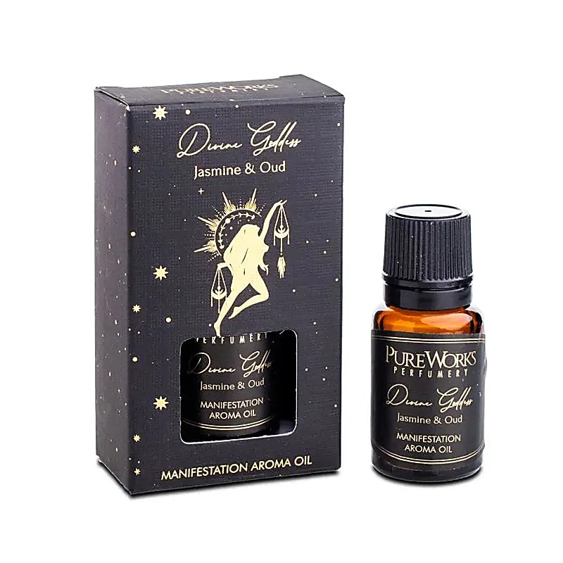 Huile aromatique ésotérique Divine Goddess jasmin et oud Pureworks