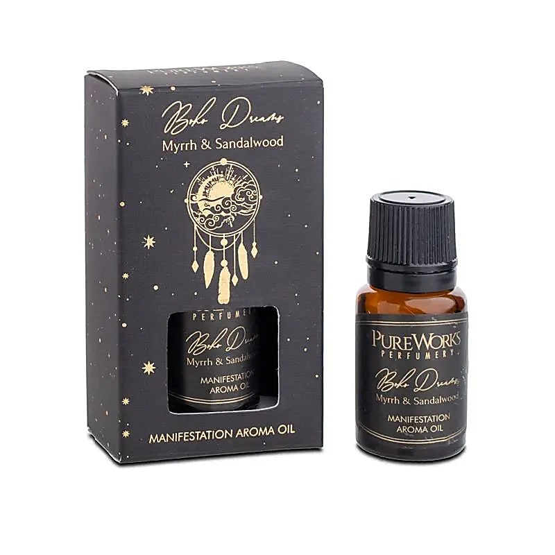 Huile aromatique Ésotérique Boho Dreams au Bois de Santal et Myrrhe