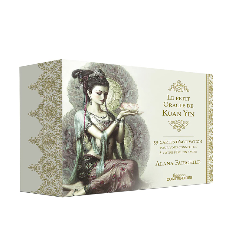 Boite petit oracle divinatoire Kuan Yin