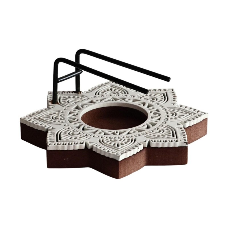 brûleur palo santo étoile bois porte palo santo support fumigation brûleur palo santo bois métal support palo santo purification énergétique