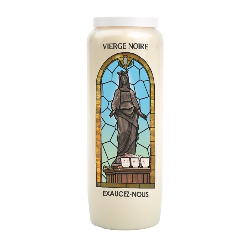 Bougie neuvaine Vierge Noire prière protection spirituelle aide situations difficiles