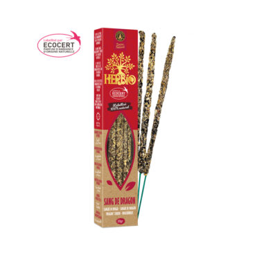 encens sang de dragon herbio 100% naturel ecocert protection purification