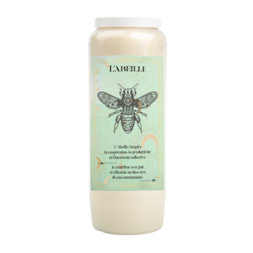 neuvaine abeille abondance harmonie bougie neuvaine abeille coopération animal totem abeille productivité bougie ésotérique abeille réussite