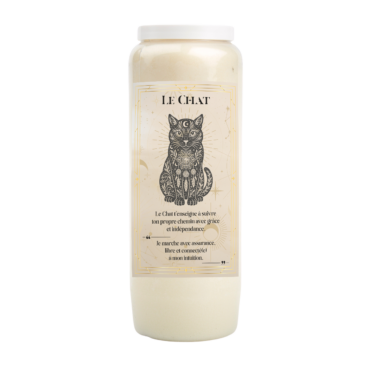 neuvaine chat intuition liberté bougie neuvaine chat indépendance animal totem chat guidance bougie ésotérique chat sérénité