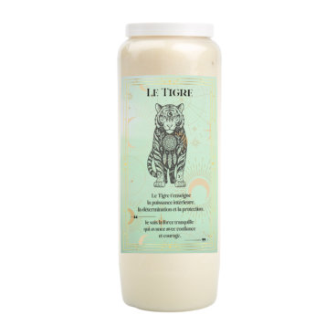 neuvaine tigre puissance protection bougie neuvaine tigre courage animal totem tigre force bougie ésotérique tigre détermination