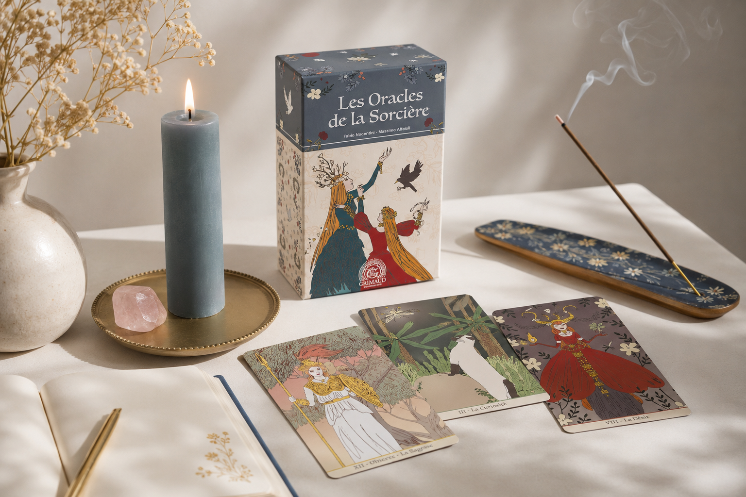 Débuter dans l’ésotérisme avec une bougie, un oracle, une pierre et un encens