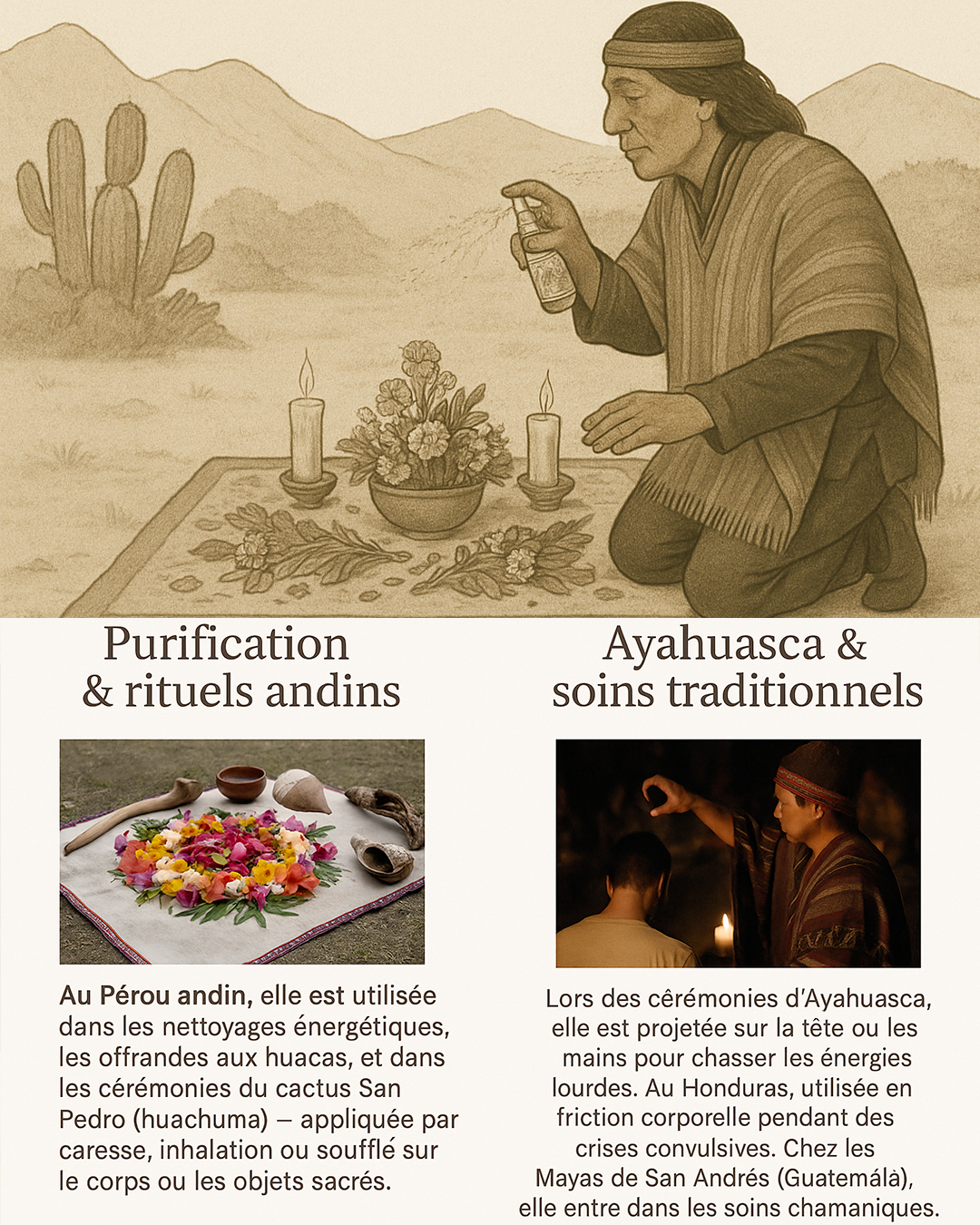 Agua de Florida purification et rituels andins traditions spirituelles