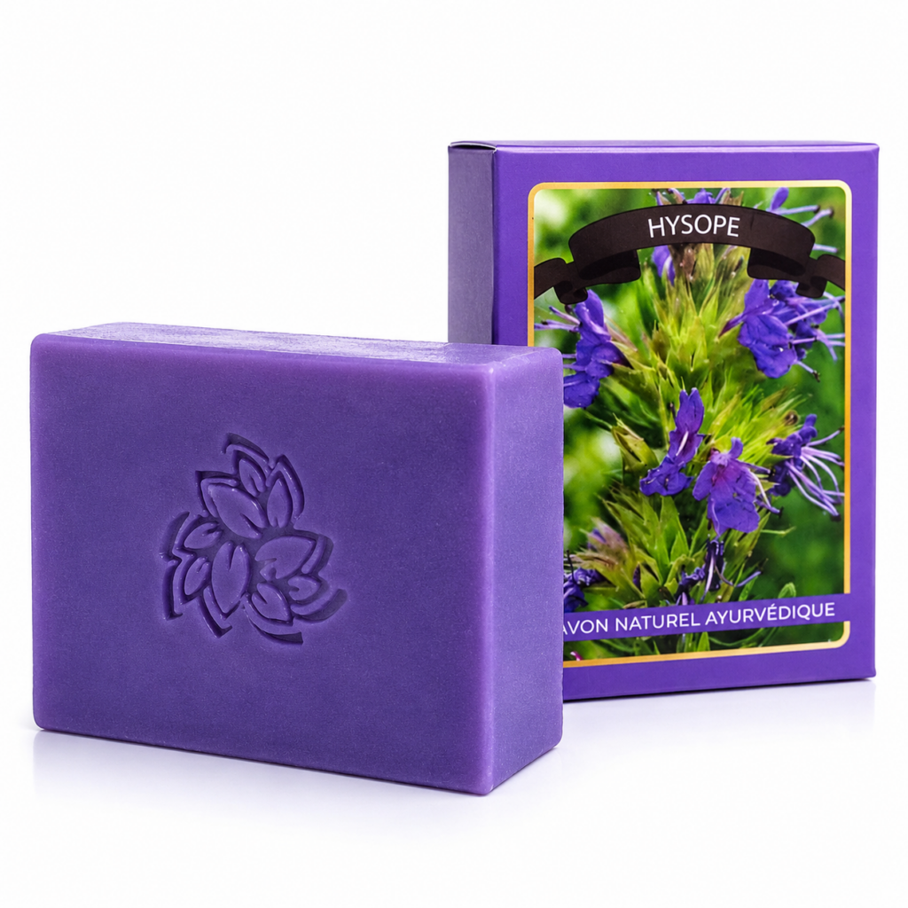 Savon Ayurvéda Aromatika Hysope 125 g pour purification symbolique et clarté intérieure