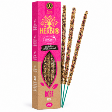 Encens Rose Herbio Smudge Ecocert 20g 100% naturel