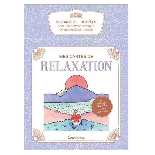 Coffret Mes Cartes de Relaxation Gaëlle Cabocel 52 cartes illustrées
