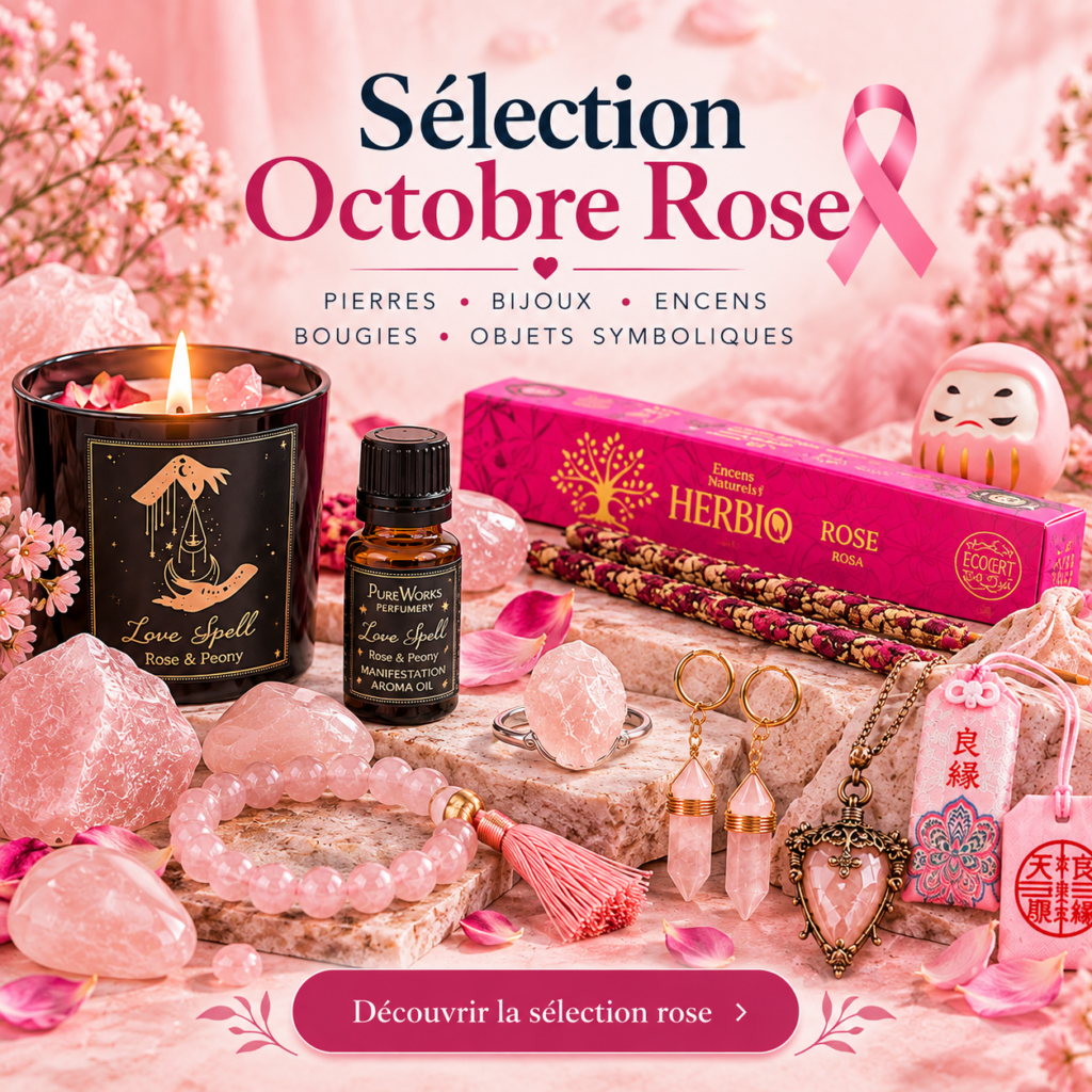 Octobre Rose chez SpirituellementBien – sélection de pierres naturelles et produits roses à -15 %